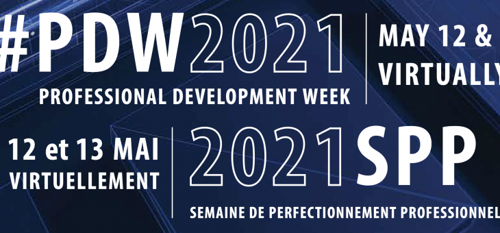 DPI Professional Development Week (PDW), this May 12 + 13th