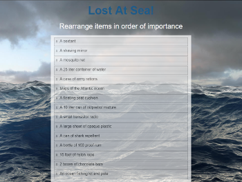 Lost at sea screenshot